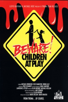 Poster Beware: Children at Play