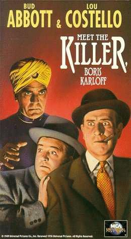 Poster Abbott y Costello Contra el Asesino