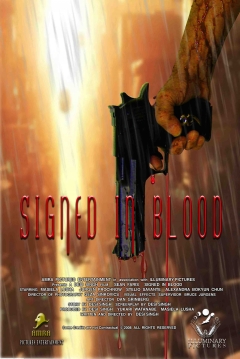 Poster Signed in Blood