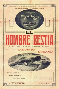 Poster El Hombre Bestia