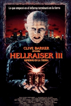Poster Hellraiser 3: Infierno en la Tierra