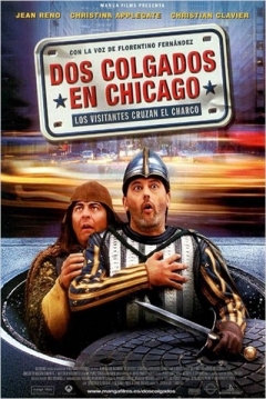 Poster Dos Colgados en Chicago: Los Visitantes Cruzan el Charco
