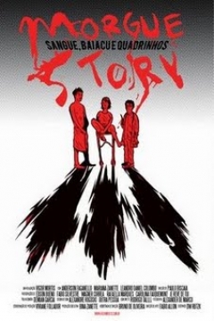 Poster Morgue Story: Blood, Blowfish and Comics