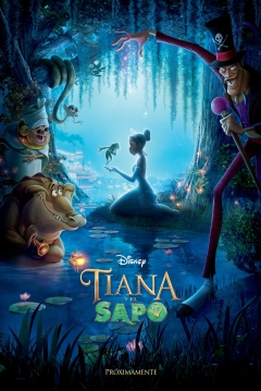 Poster Tiana y el Sapo
