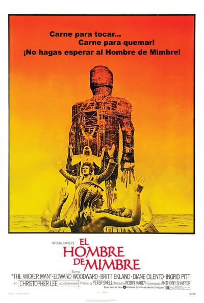Poster El Hombre de Mimbre