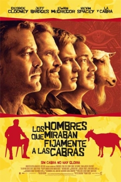 Poster Los Hombres que Miraban Fijamente a las Cabras