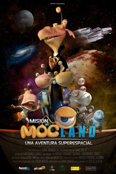 Poster Misión en Mocland: Una Aventura Super Espacial