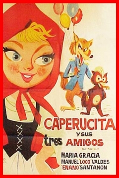 Poster Caperucita y sus Tres Amigos