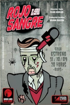 Poster Rojo Sangre: 10 Años a Puro Genero
