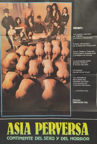 Poster Asia Perversa: Continente del Sexo y del Horror