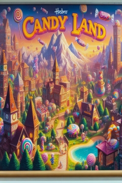 Poster Candy Land