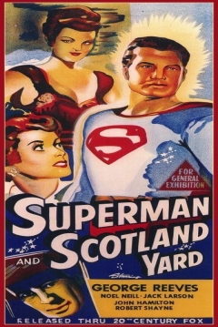 Poster Superman in Scotland Yard