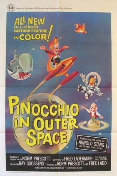 Poster Pinocho y la Ballena del Espacio