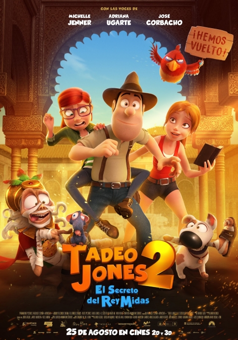 Ficha Tadeo Jones 2: El secreto del rey Midas