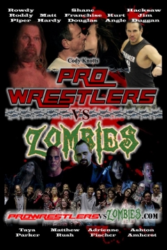 Poster Pro Wrestlers vs Zombies