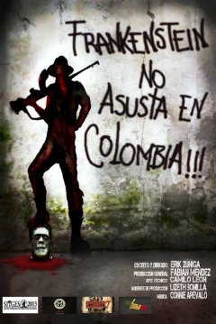 Poster Frankenstein no Asusta en Colombia