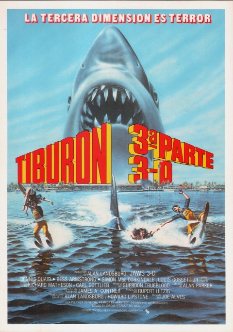 Tiburón 3-D. El Gran Tiburón — póster