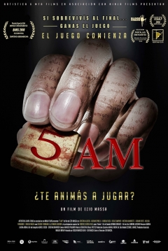 Poster 5 A.M. Cinco ante los Miedos