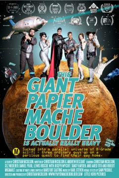 Poster This Giant Papier-Mâché Boulder Is Actually Really Heavy