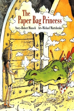Poster La Princesa Vestida con una Bolsa de Papel