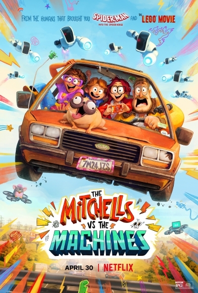Poster Los Mitchell contra las Máquinas