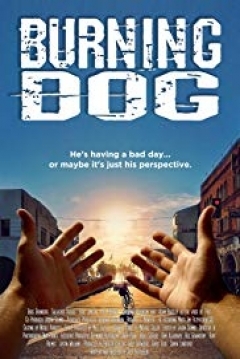 Poster Burning dog