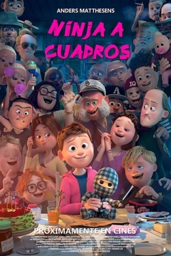 Poster Ninja a Cuadros