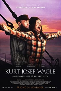 Poster Kurt Josef Wagle og mordmysteriet på Hurtigruta