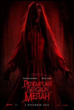 Poster Perempuan Bergaun Merah