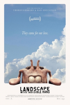 Poster Paisaje con Mano Invisible