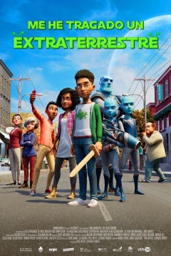 Poster Me he tragado un extraterrestre