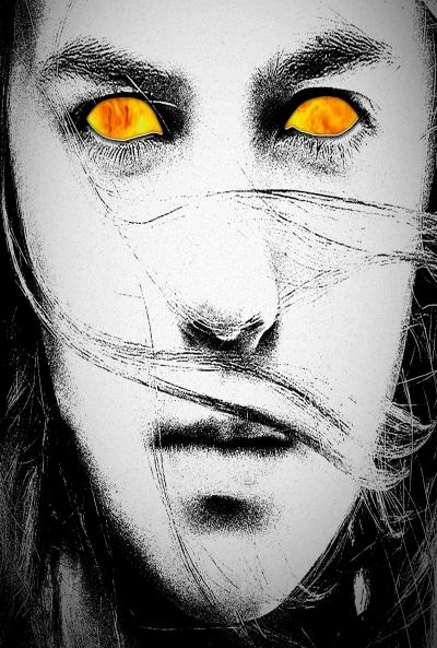 Poster Ojos de Fuego 2