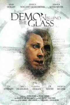 Poster Demon behind the glass