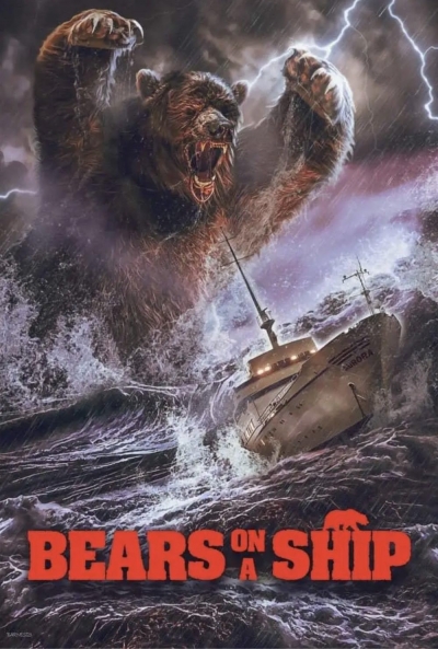 Poster Bears on a Ship