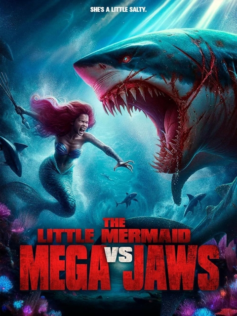 Poster The Little Mermaid vs. Mega Jaws