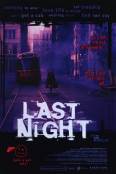 Poster Last night (La última noche)