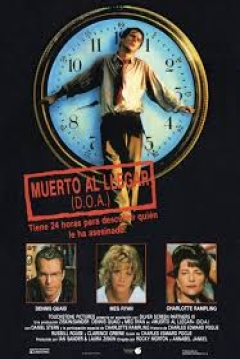 Poster Muerto al Llegar