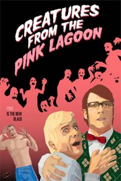 Poster Creatures from the Pink Lagoon