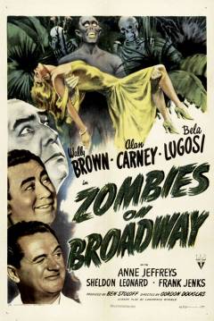 Poster Zombies en Broadway