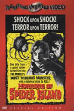 Poster Horrors of Spider Island (Body in the Web)
