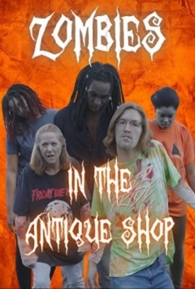 Poster Zombies in the Antique Shop