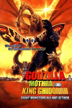 Poster Godzilla, Mothra & King Ghidorah: Giant Monsters All-Out Attack