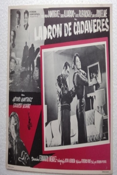 Poster Ladrón De Cadáveres