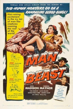 Poster El hombre bestia
