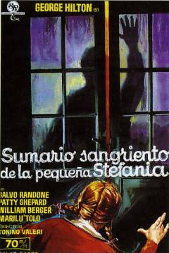 Poster Sumario sangriento de la pequeña Estefania