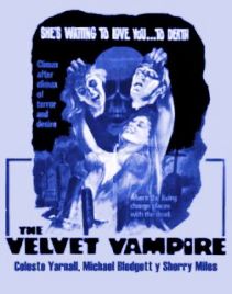 Poster Vampira de Terciopelo