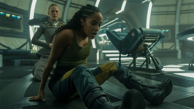 Fundación Apple TV+ Gaal y Demerzel enfrentamiento