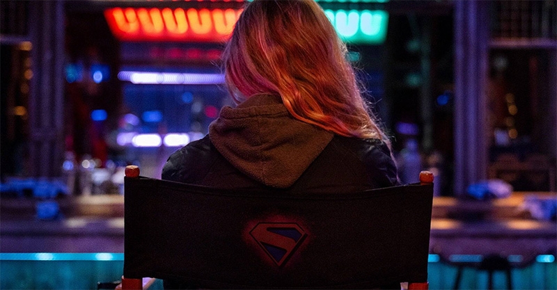 Supergirl en el rodaje