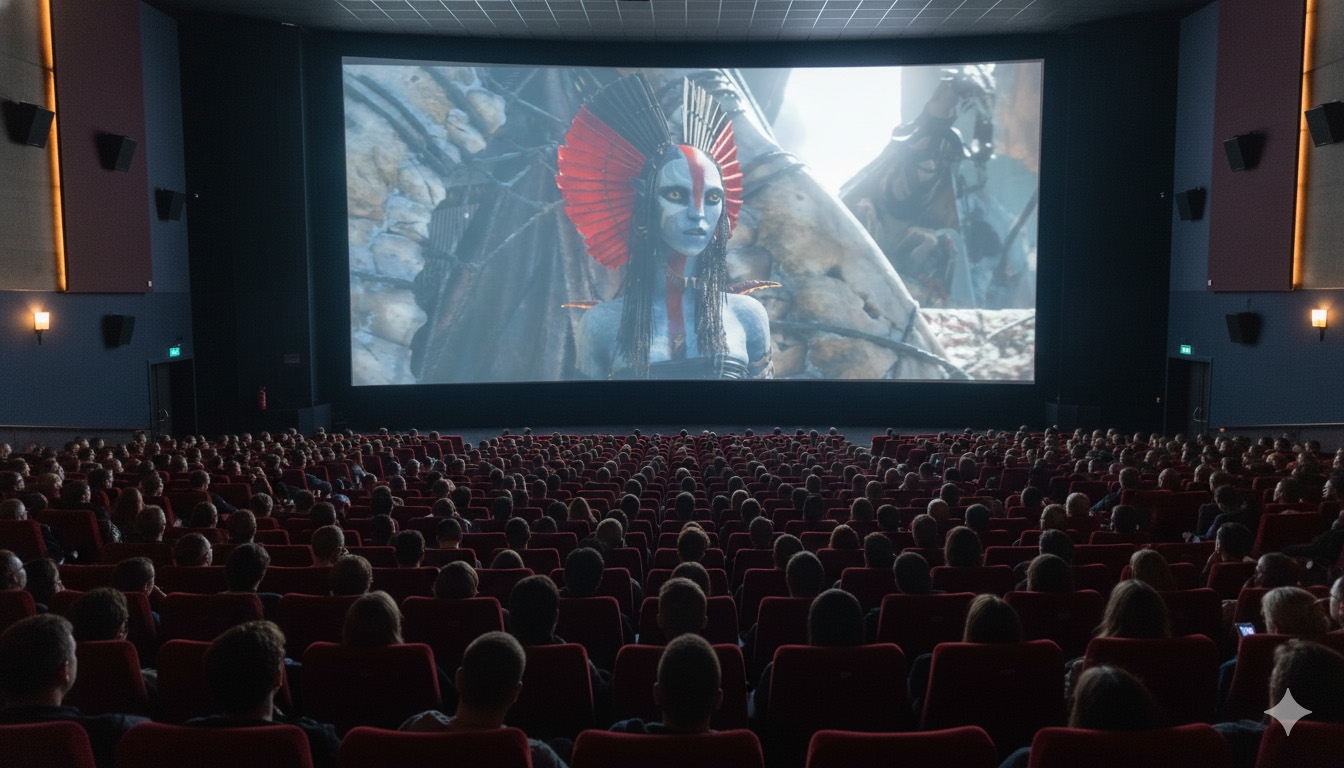 Avatar 3 en una sala de cine
