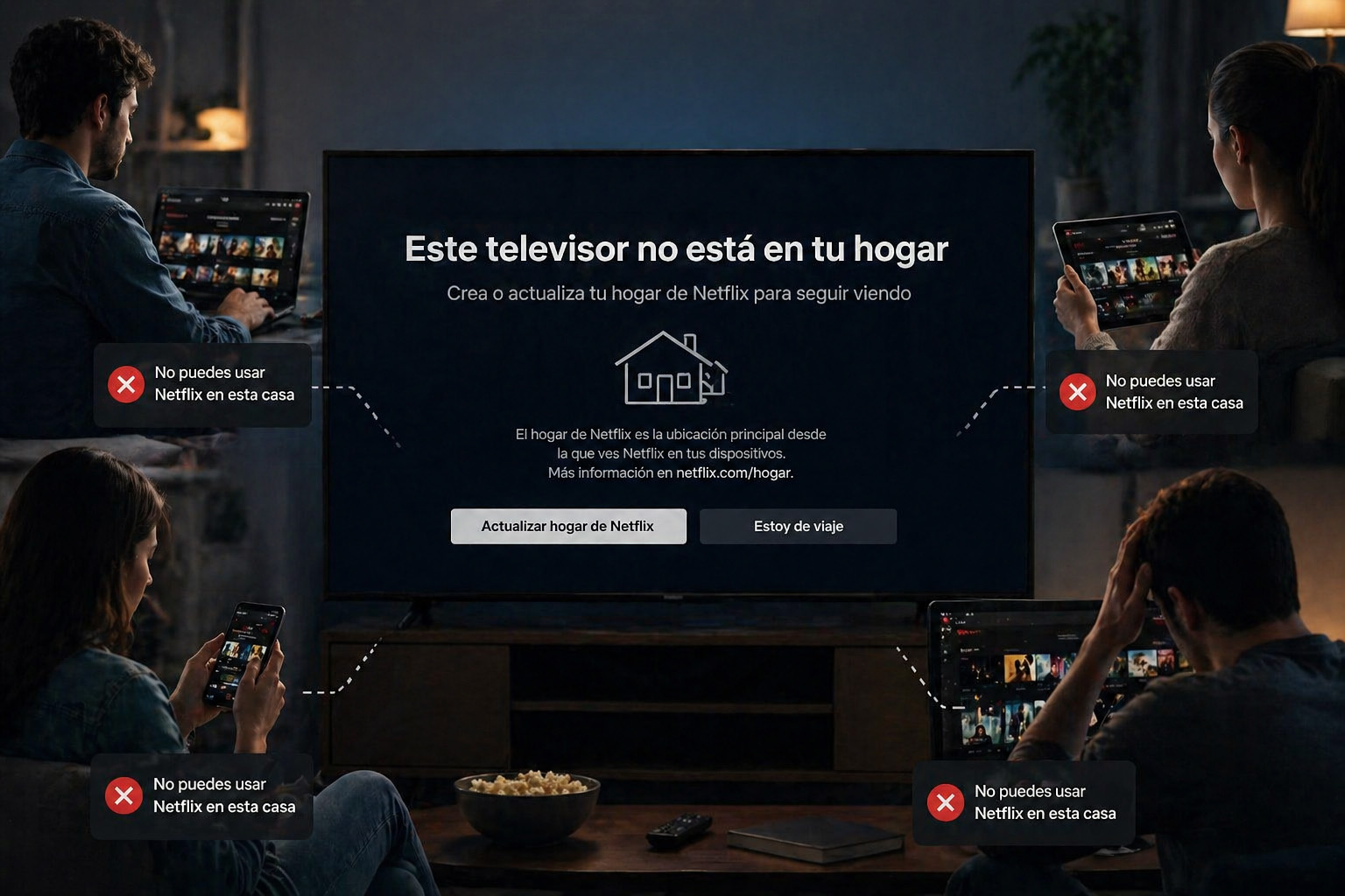 netflix no compartir